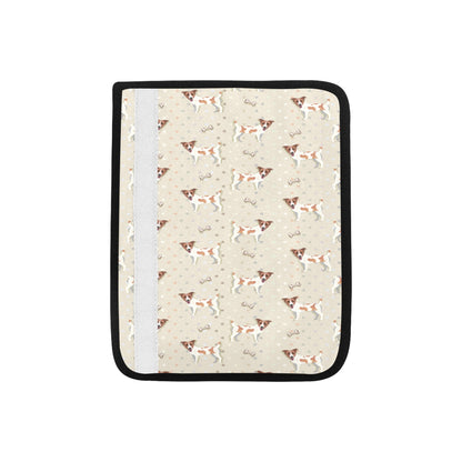 Russell Terriers With Bone Print Design LKS302 Car Seat Belt Cover
