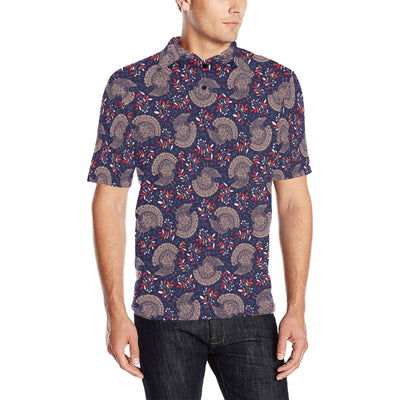 Turkey Print Design LKS401 Men Polo Shirt