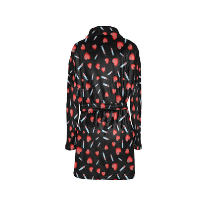 Phlebotomist Medical Concept Women's Fleece Robe