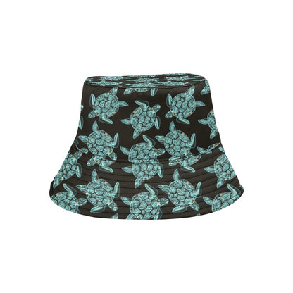 Sea Turtle Print Design LKS302 Unisex Bucket Hat