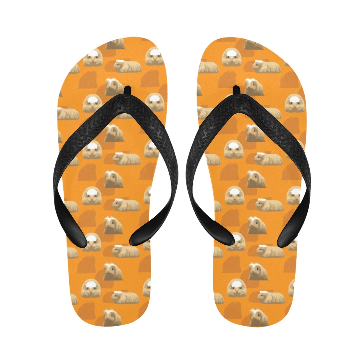 Guinea Pig Print Design LKS403 Flip Flops