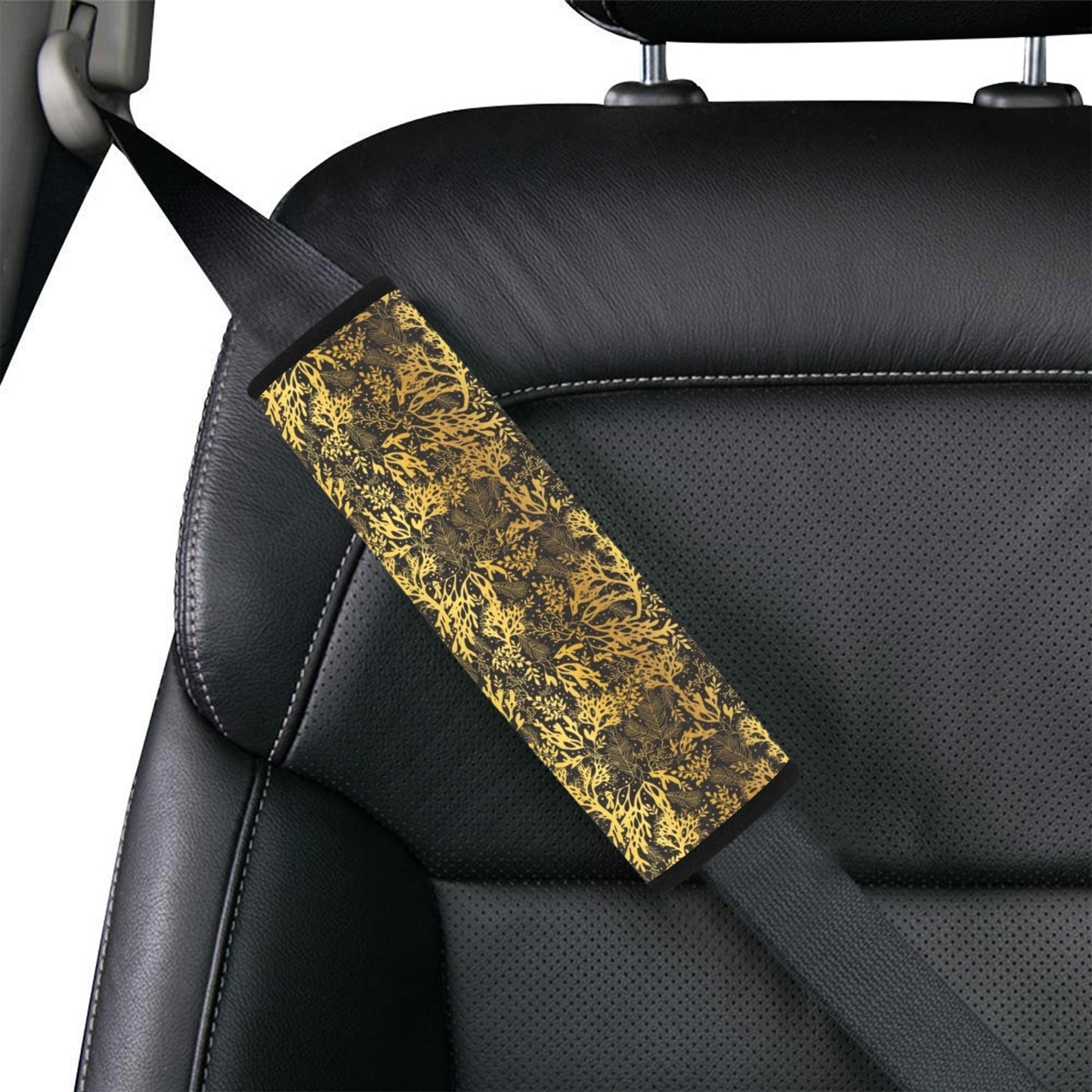 Seaweed Print Design LKS303 Car Seat Belt Cover