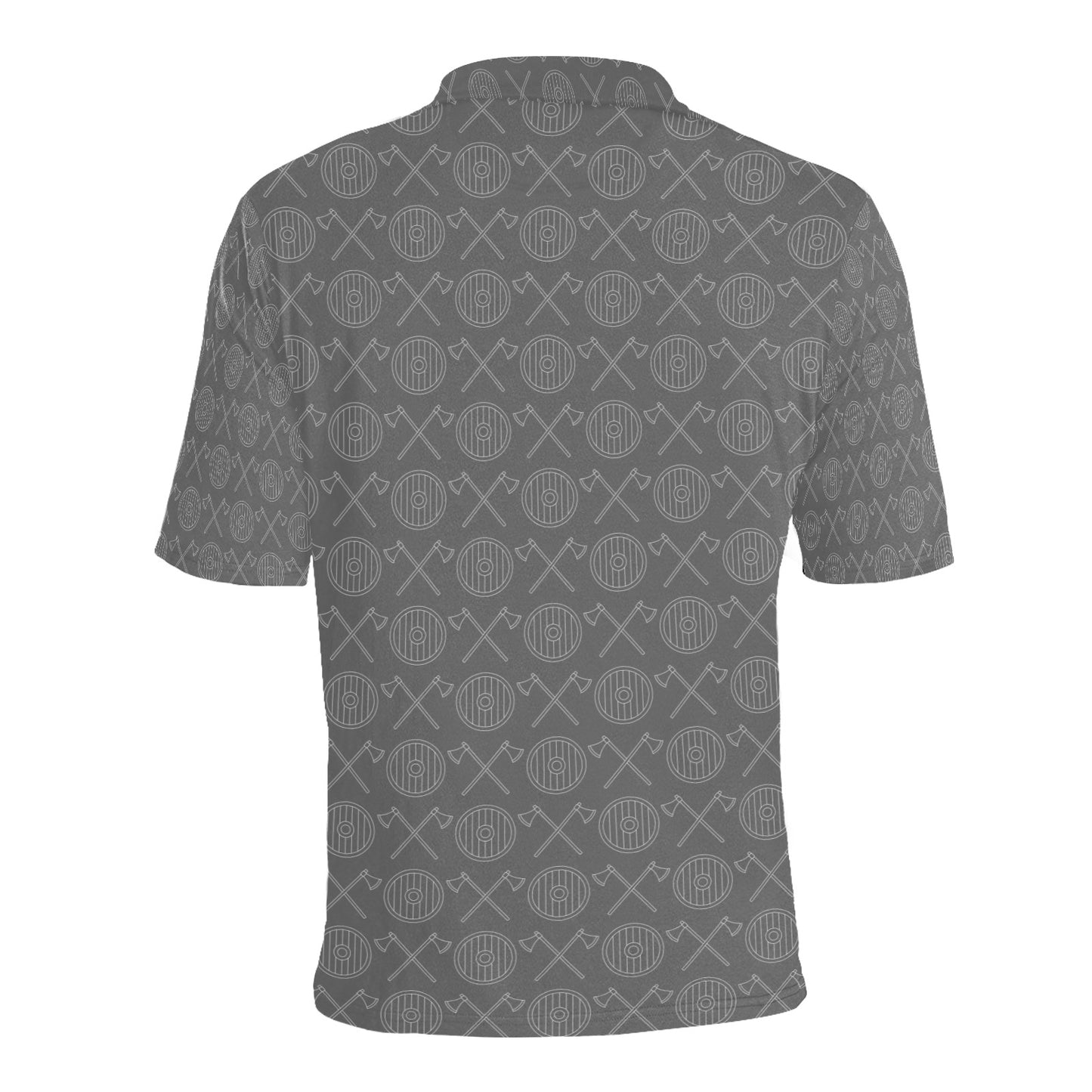 Vikings Print Design LKS303 Men Polo Shirt