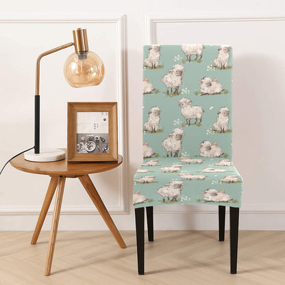 Sheep Print Design LKS405 Dining Chair Slipcover