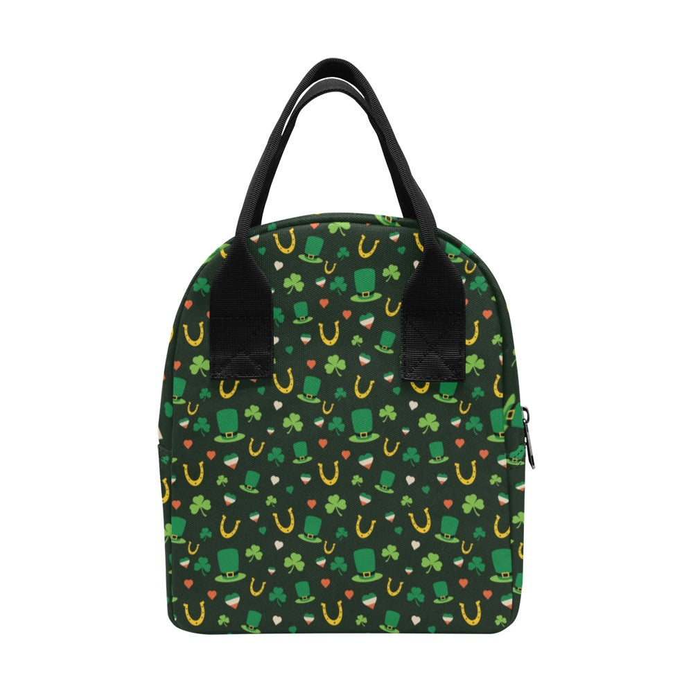 Shamrock Print Design LKS308 Insulated Lunch Bag