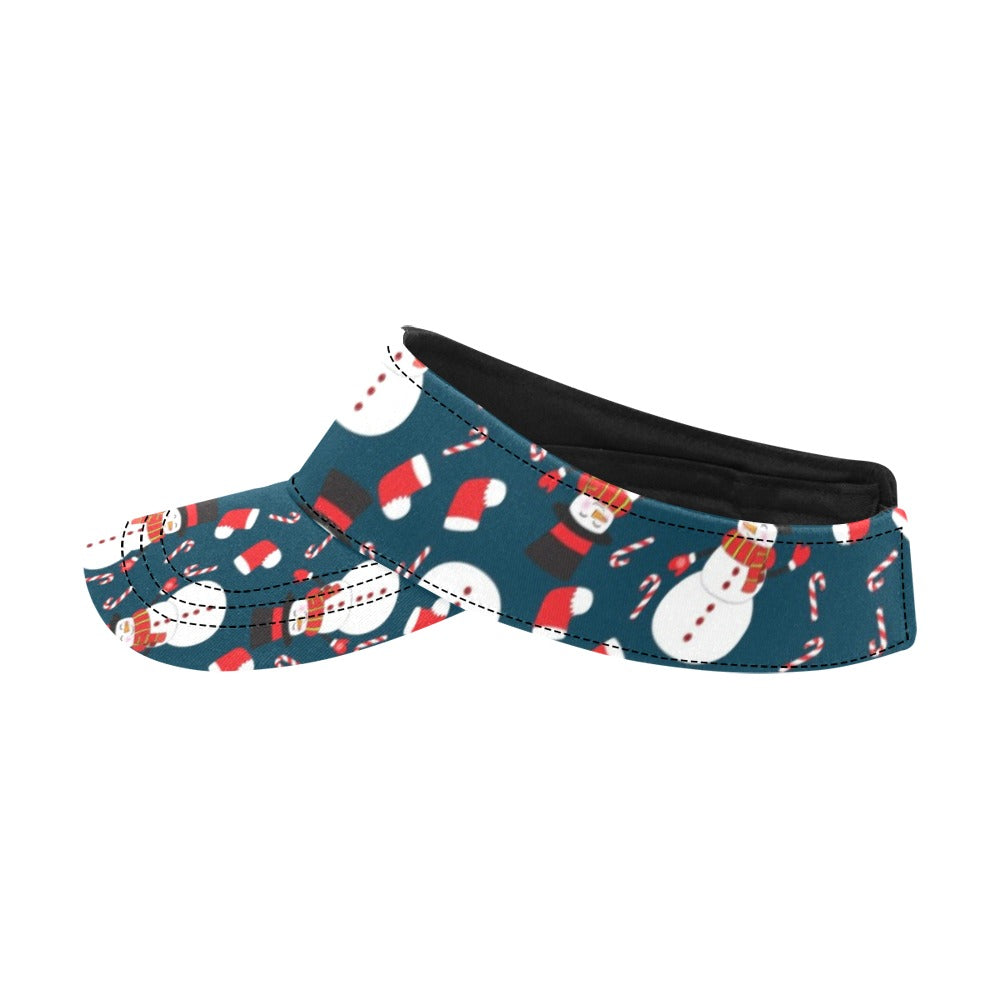 Snowman Print Design LKS301 Unisex Sun Visor