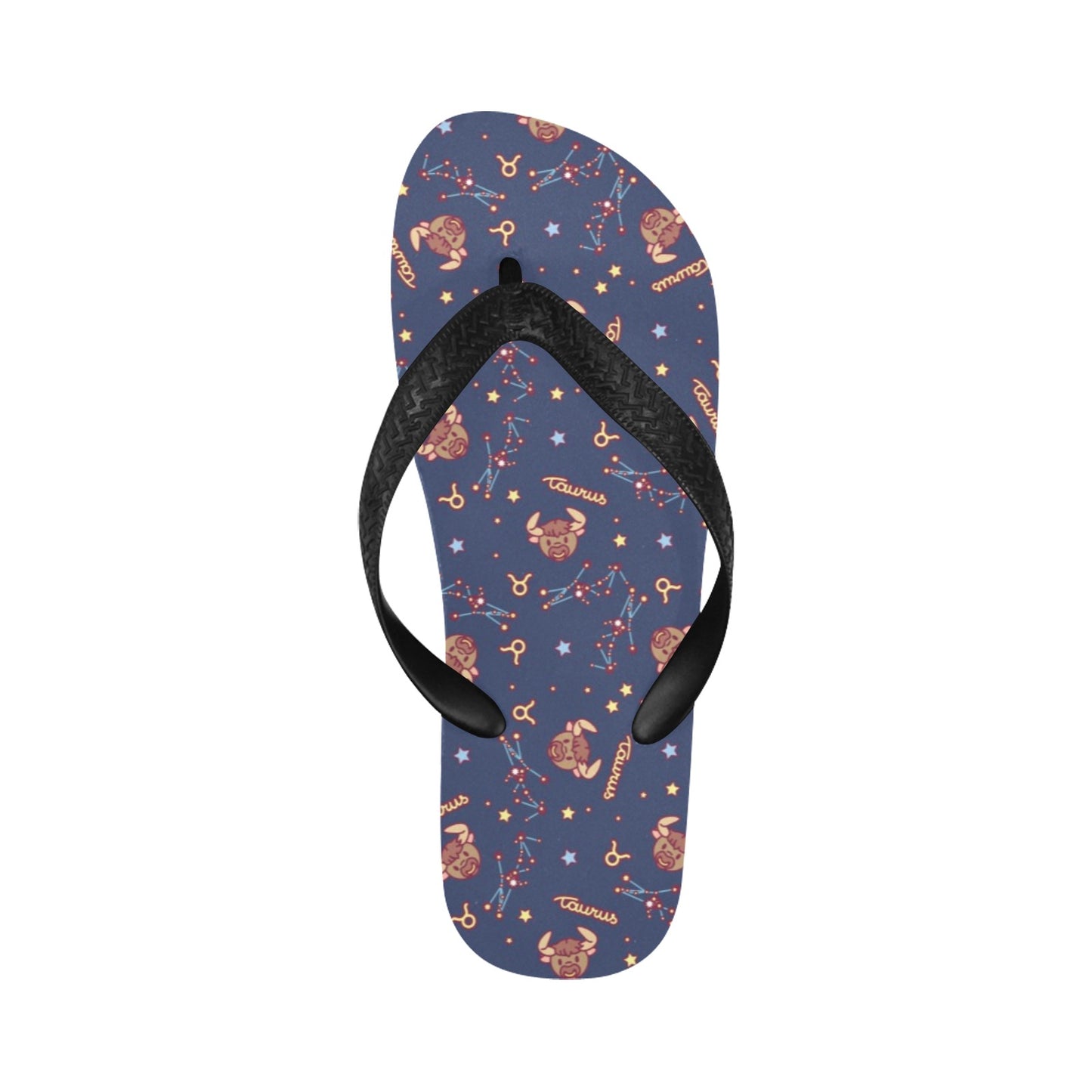 Taurus Print Design LKS304 Flip Flops