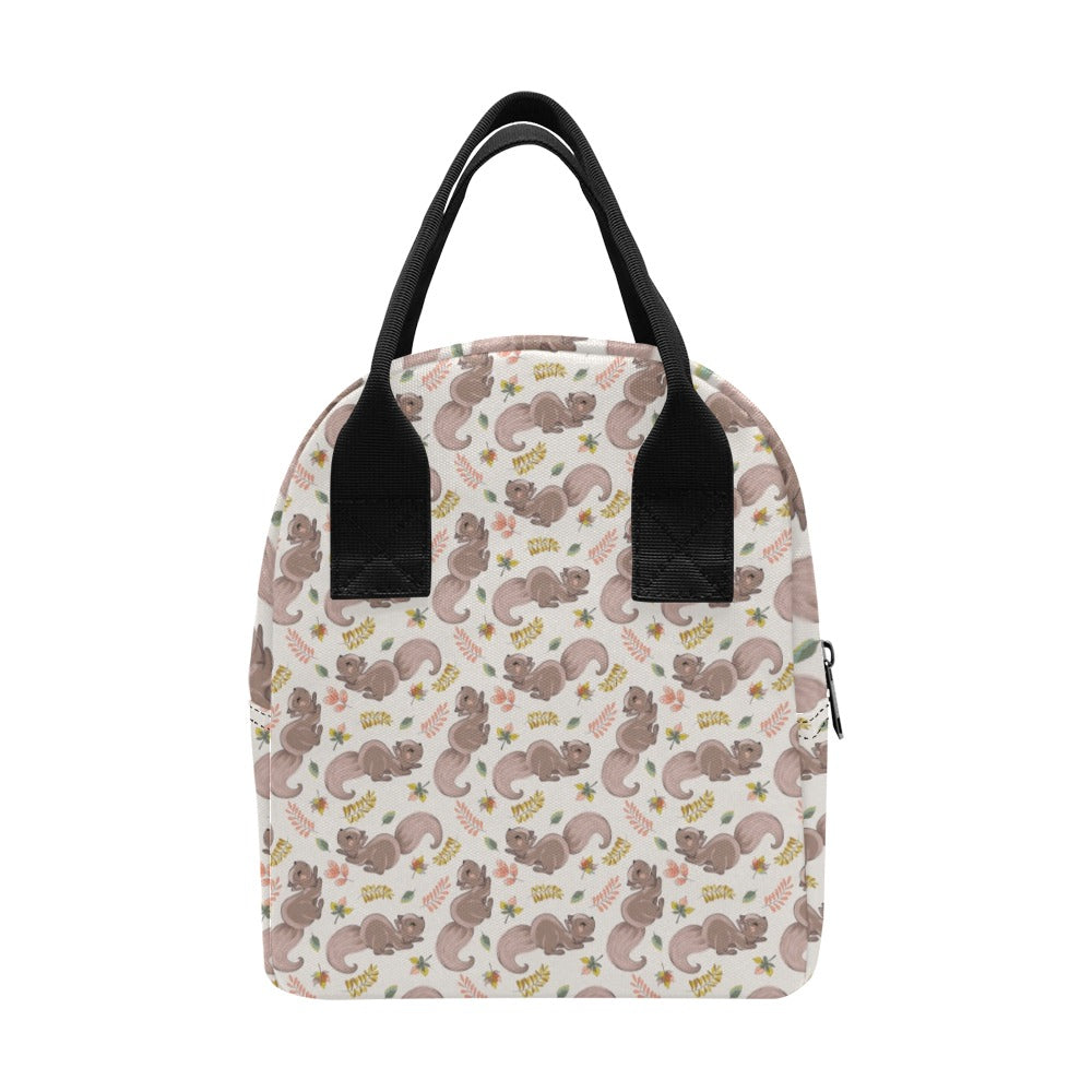 Squirrel Print Design LKS307 Insulated Lunch Bag