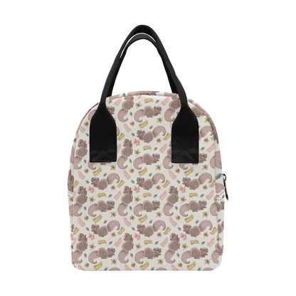 Squirrel Print Design LKS307 Insulated Lunch Bag