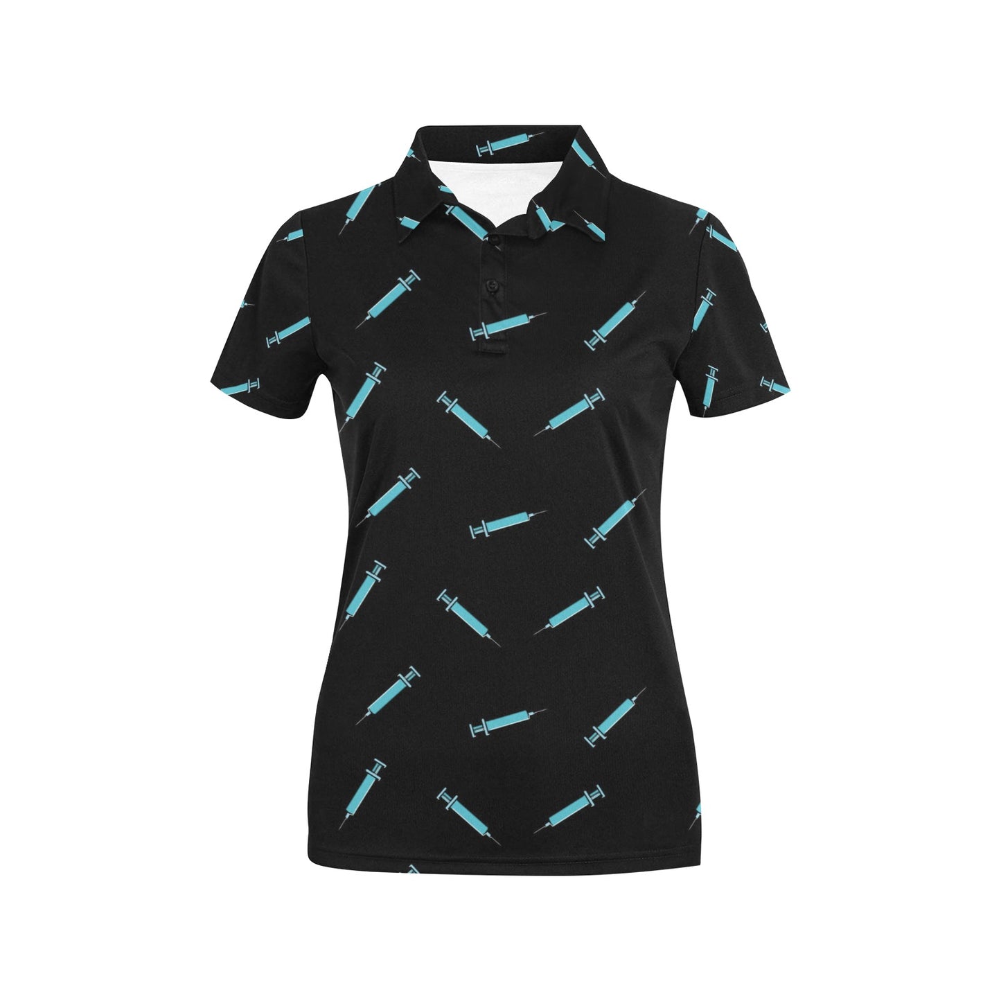 Phlebotomist Pattern Print Design A04 Women's Polo Shirt