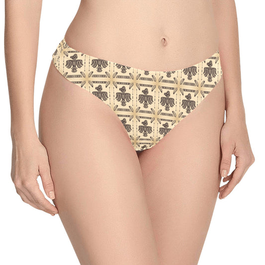 Native American Themed Design Print Women's Thongs