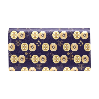 Sakura Print Design LKS303 Women's Trifold Wallet