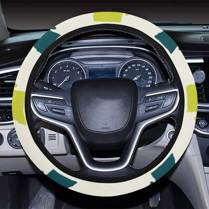 Scottish Terriers Print Design LKS305 Steering Wheel Cover with Elastic Edge