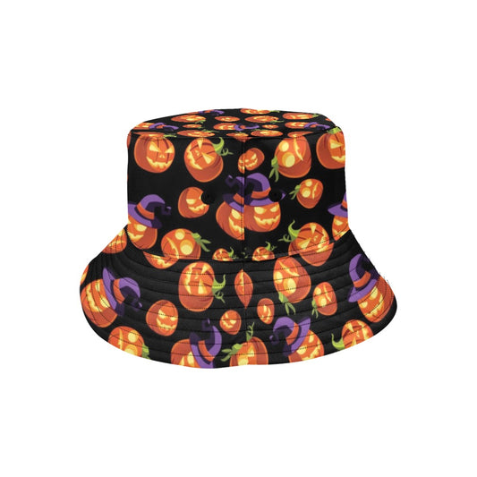 Witch Pumpkin Halloween Print LKS302 Unisex Bucket Hat