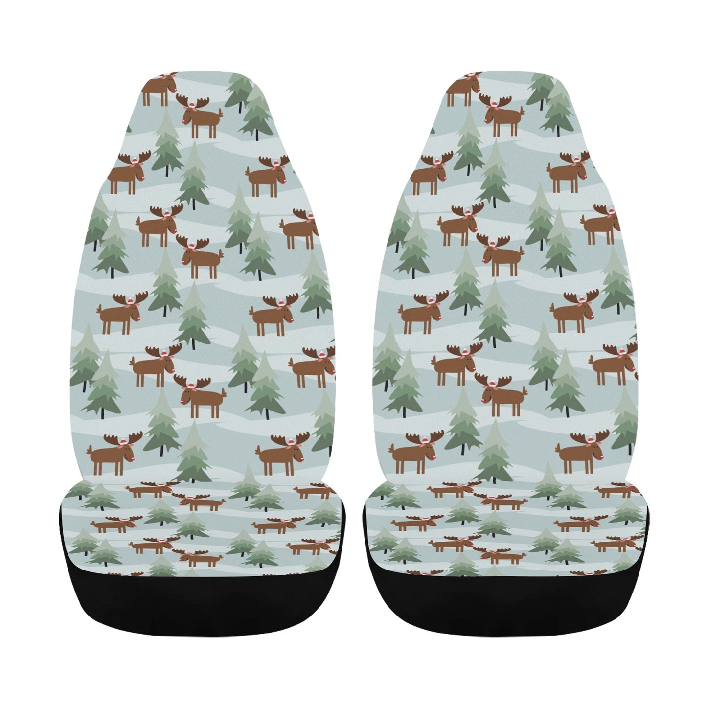 Moose Print Design LKS402 Car Seat Covers