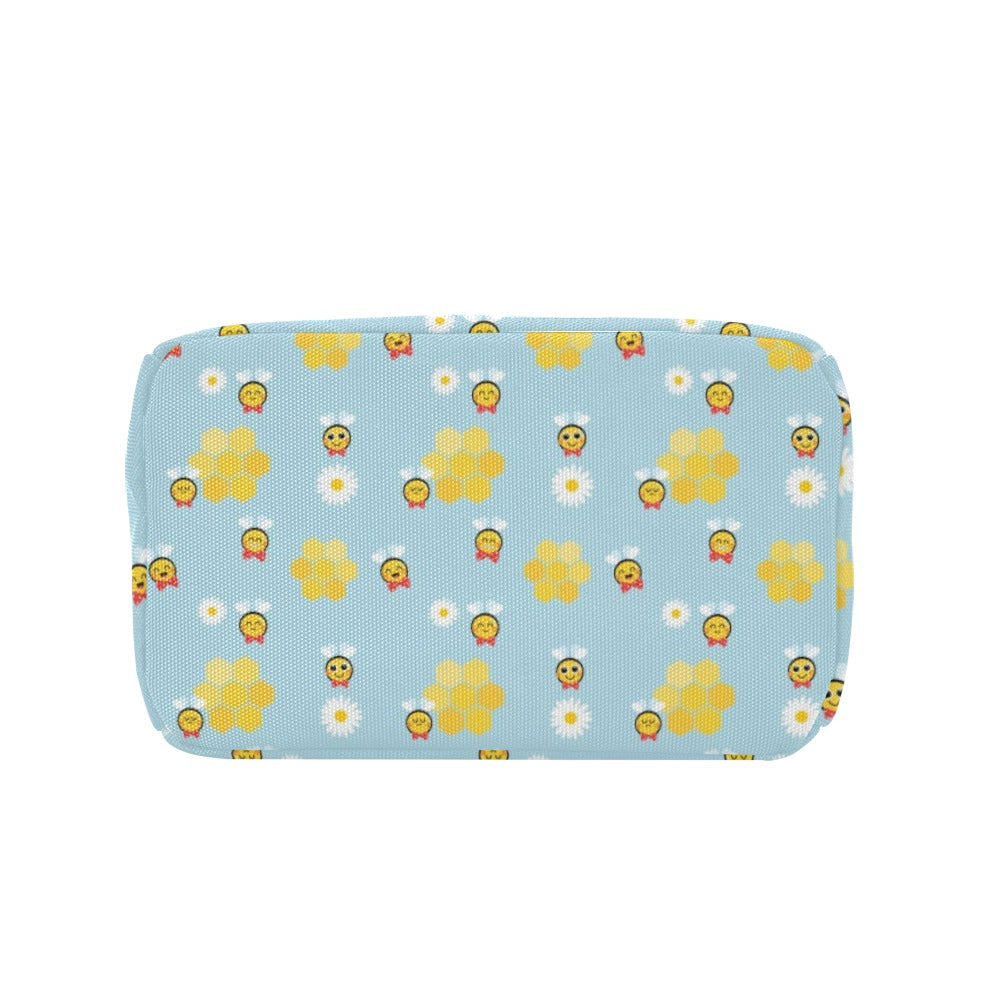 Bee Cute Print Design LKS304 Insulated Lunch Bag