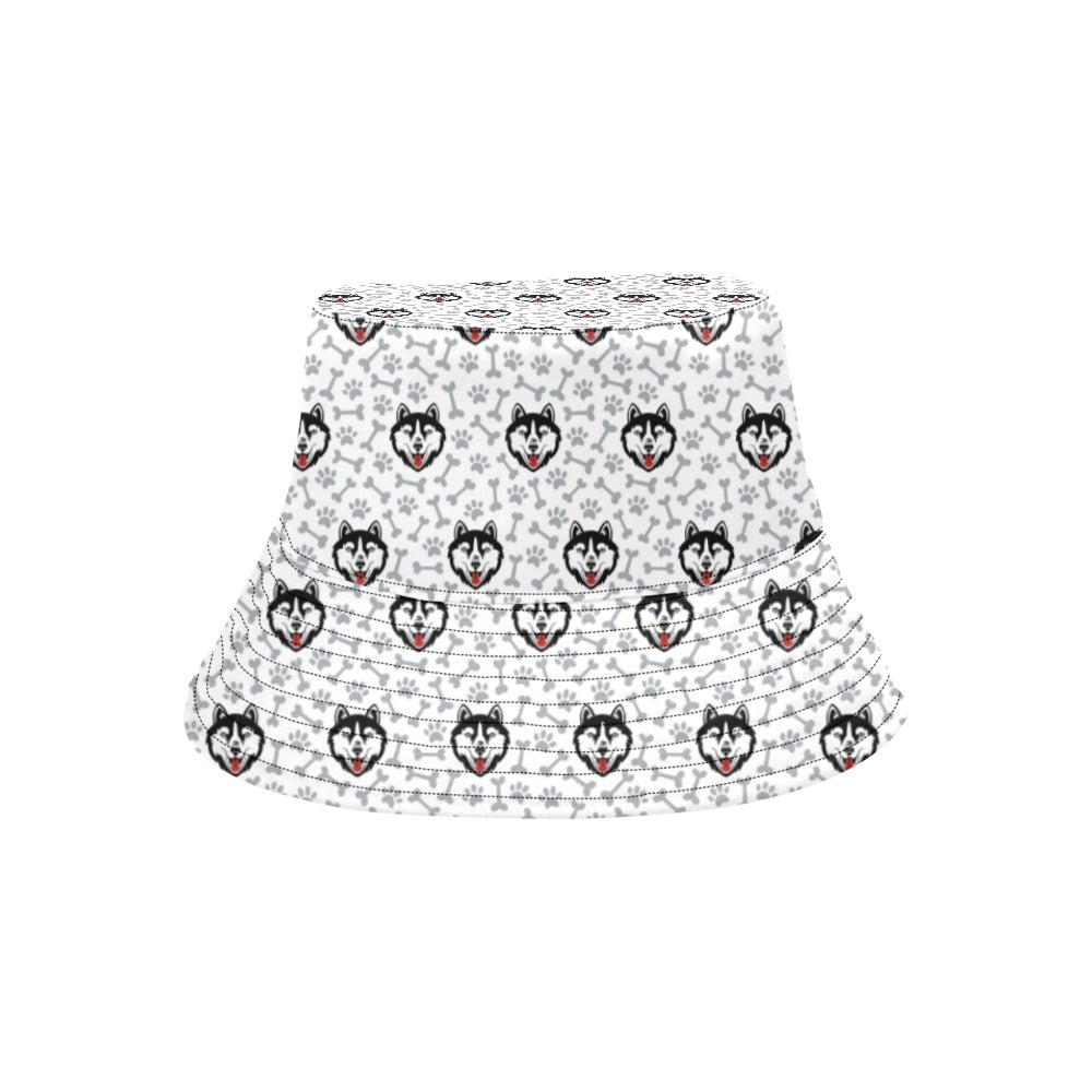 Siberian Huskies Print Design LKS305 Unisex Bucket Hat