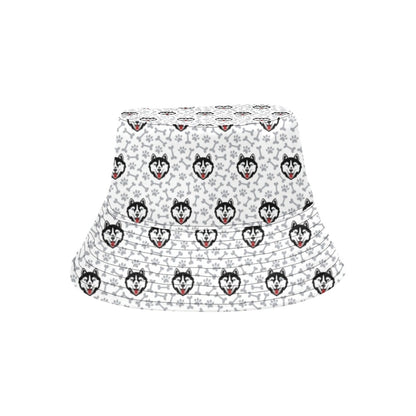 Siberian Huskies Print Design LKS305 Unisex Bucket Hat