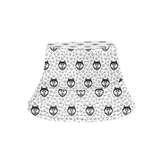 Siberian Huskies Print Design LKS305 Unisex Bucket Hat