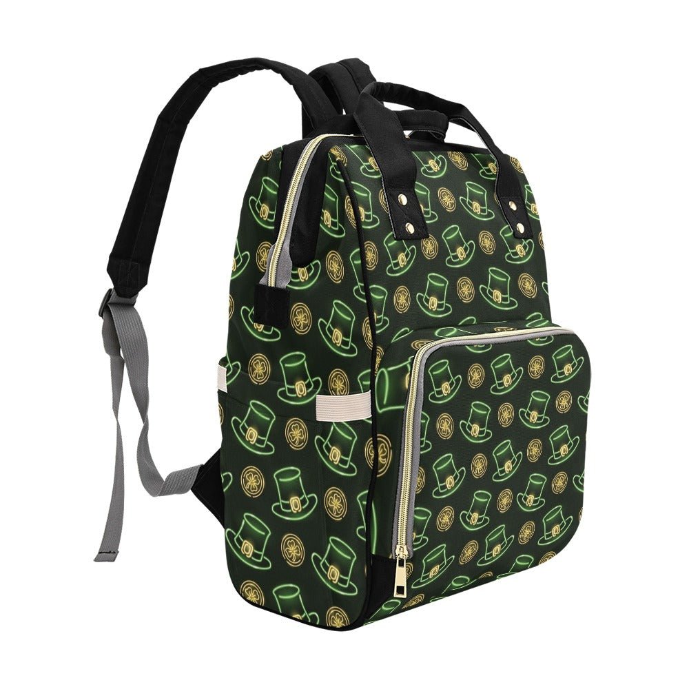 St Patricks Day Print Design LKS308 Diaper Bag Backpack