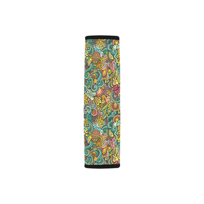 Hippie Print Design LKS302 Car Seat Belt Cover