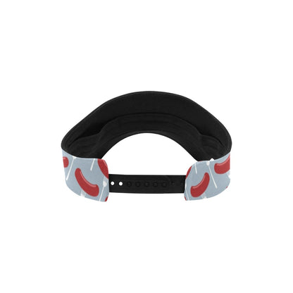 Sausage Print Design LKS301 Unisex Sun Visor