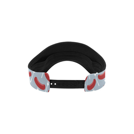 Sausage Print Design LKS301 Unisex Sun Visor
