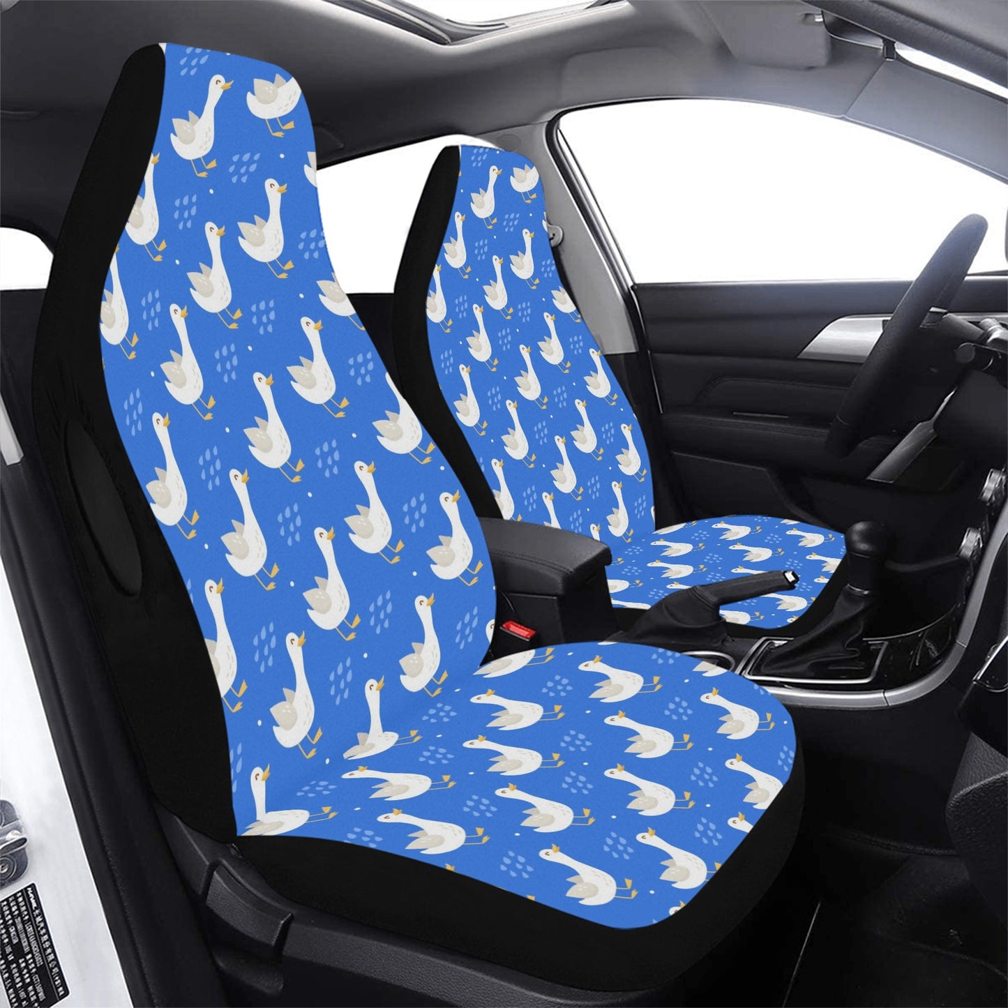 Goose Print Design LKS402 Car Seat Covers