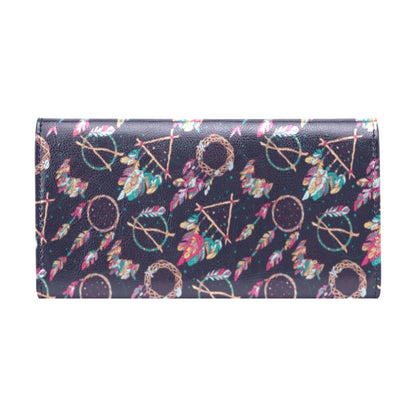 Boho Dream Catcher Colorful Women's Trifold Wallet