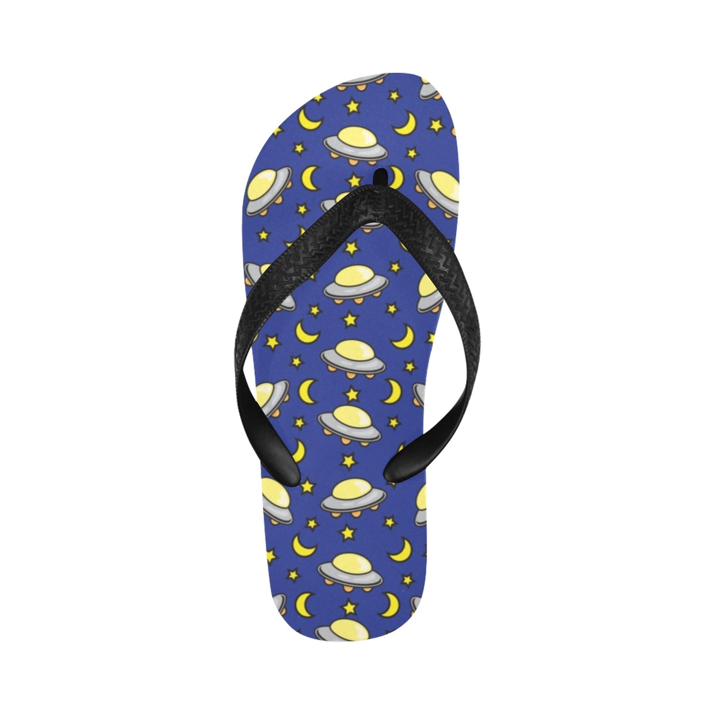 UFO Print Design LKS309 Flip Flops