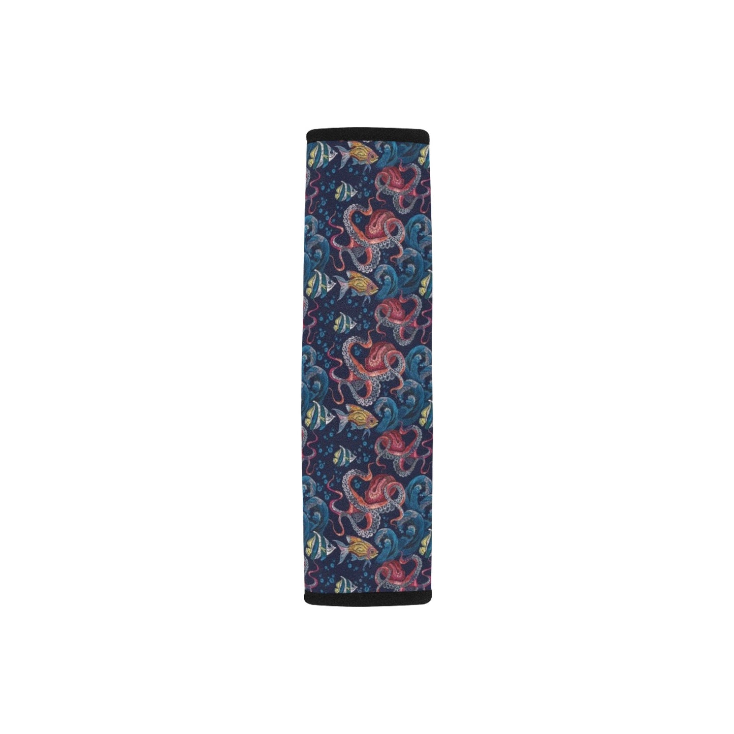 Underwater Giant Squid Print Design LKS302 Car Seat Belt Cover
