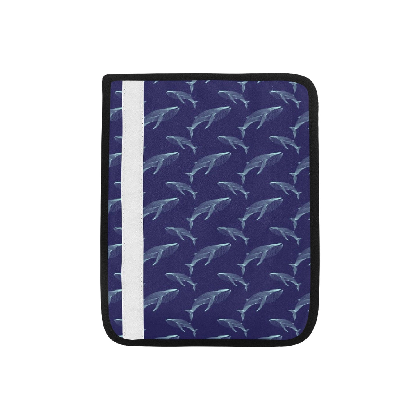 Blue Whale Print Design LKS402 Car Seat Belt Cover