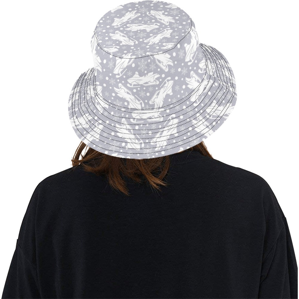 Snowmobile Print Design LKS302 Unisex Bucket Hat