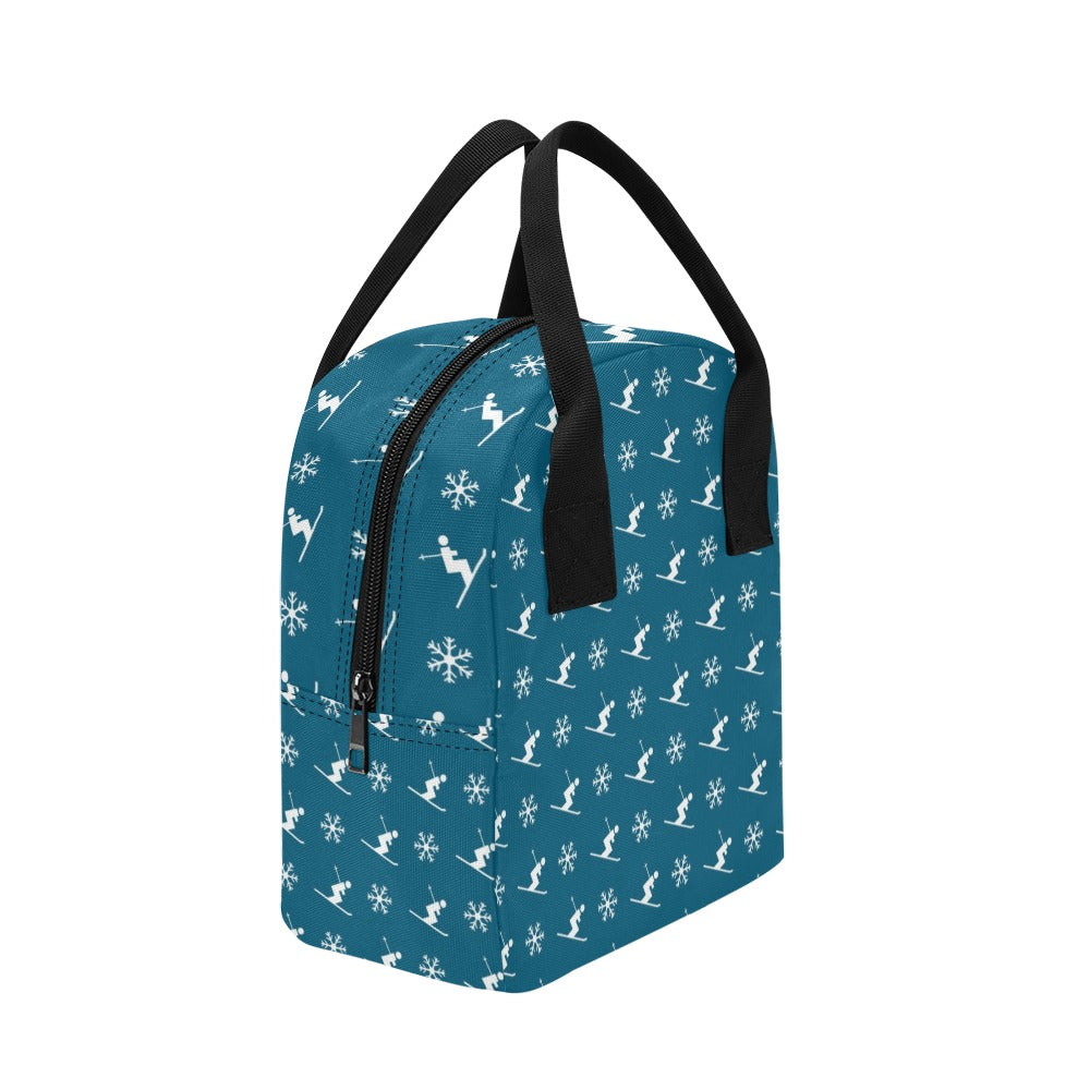 Ski Print Design LKS301 Insulated Lunch Bag