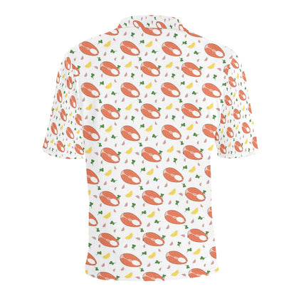 Salmon Steak Print Design LKS303 Men Polo Shirt