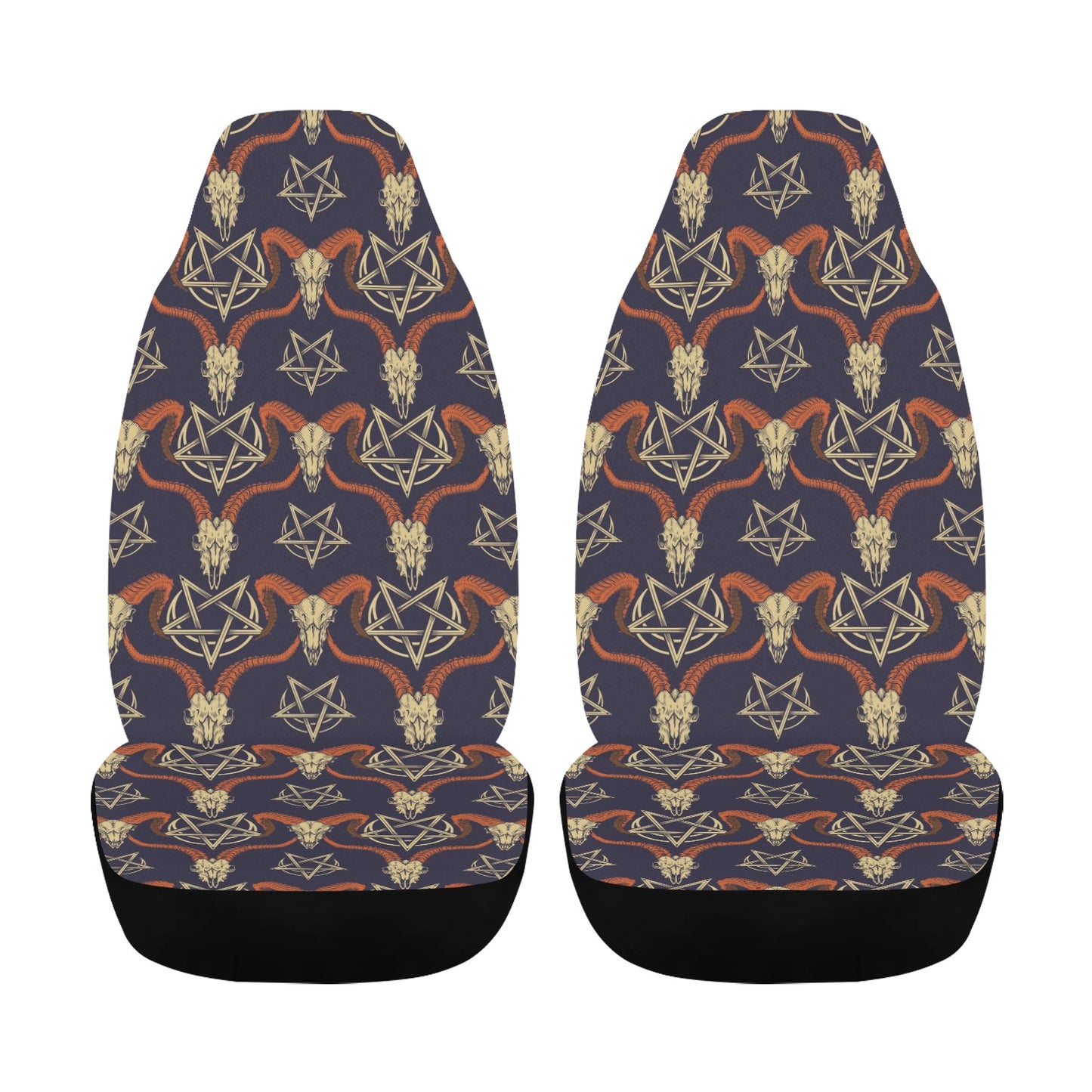 Buffalo Head Print Design LKS403 Car Seat Covers