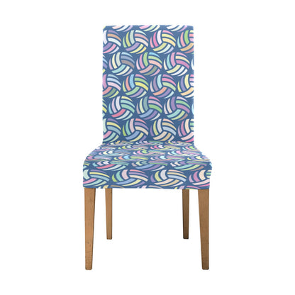 Volleyball Print Design LKS301 Dining Chair Slipcover