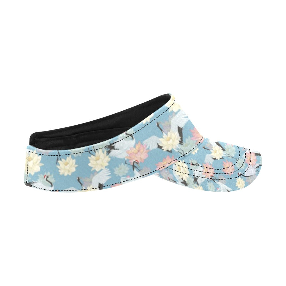 Water Lily Print Design LKS304 Unisex Sun Visor