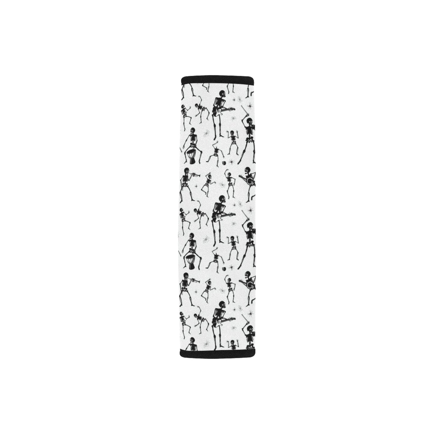 Skeleton Music Player Print Design LKS303 Car Seat Belt Cover