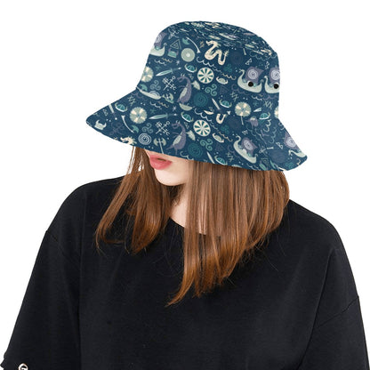 Vikings Print Design LKS305 Unisex Bucket Hat