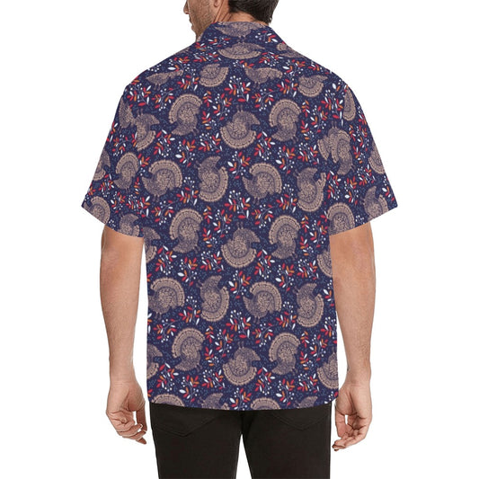 Turkey Print Design LKS401 Men's Men's Hawaiian Shirt