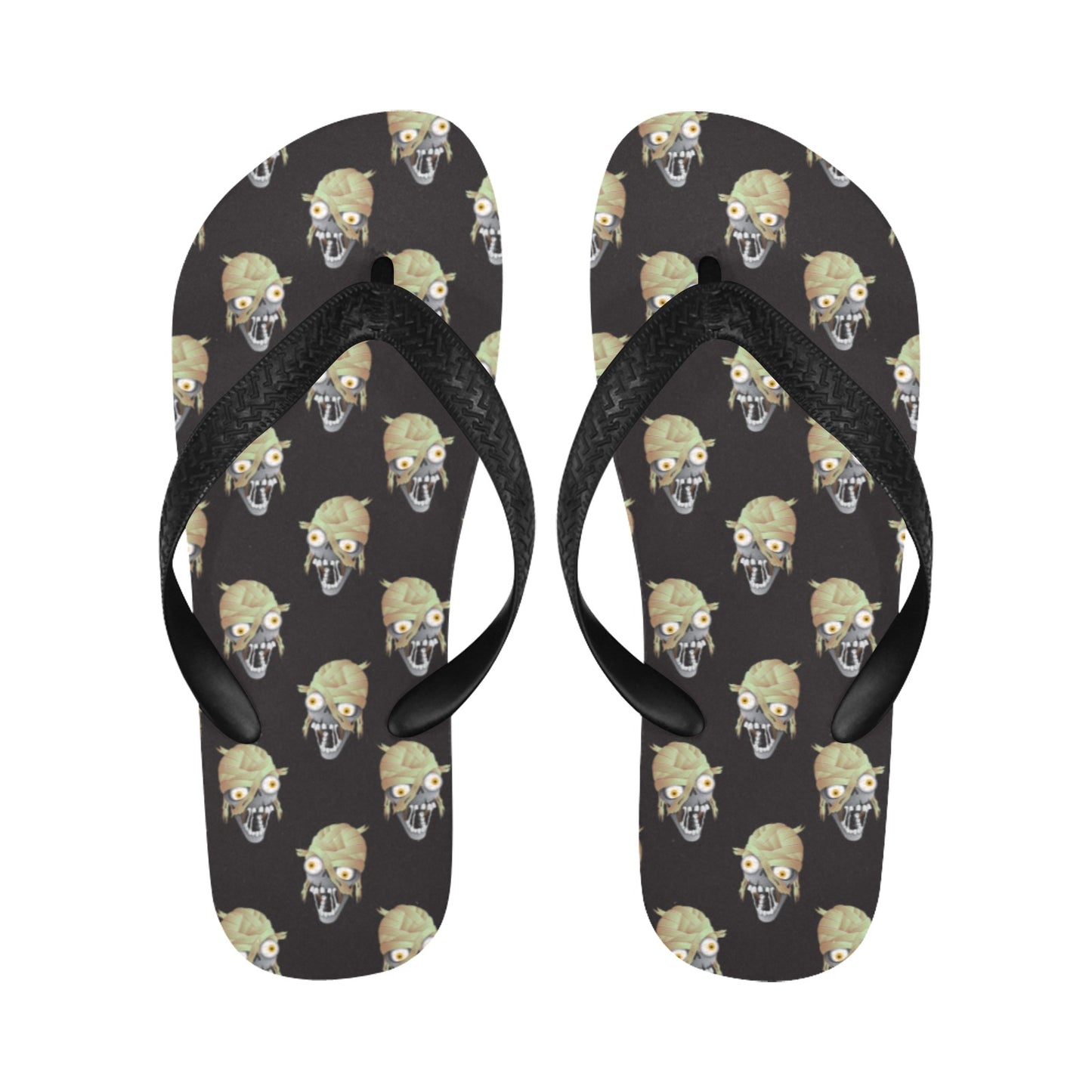 Mummy Print Design LKS304 Flip Flops
