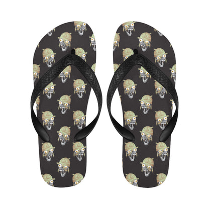 Mummy Print Design LKS304 Flip Flops