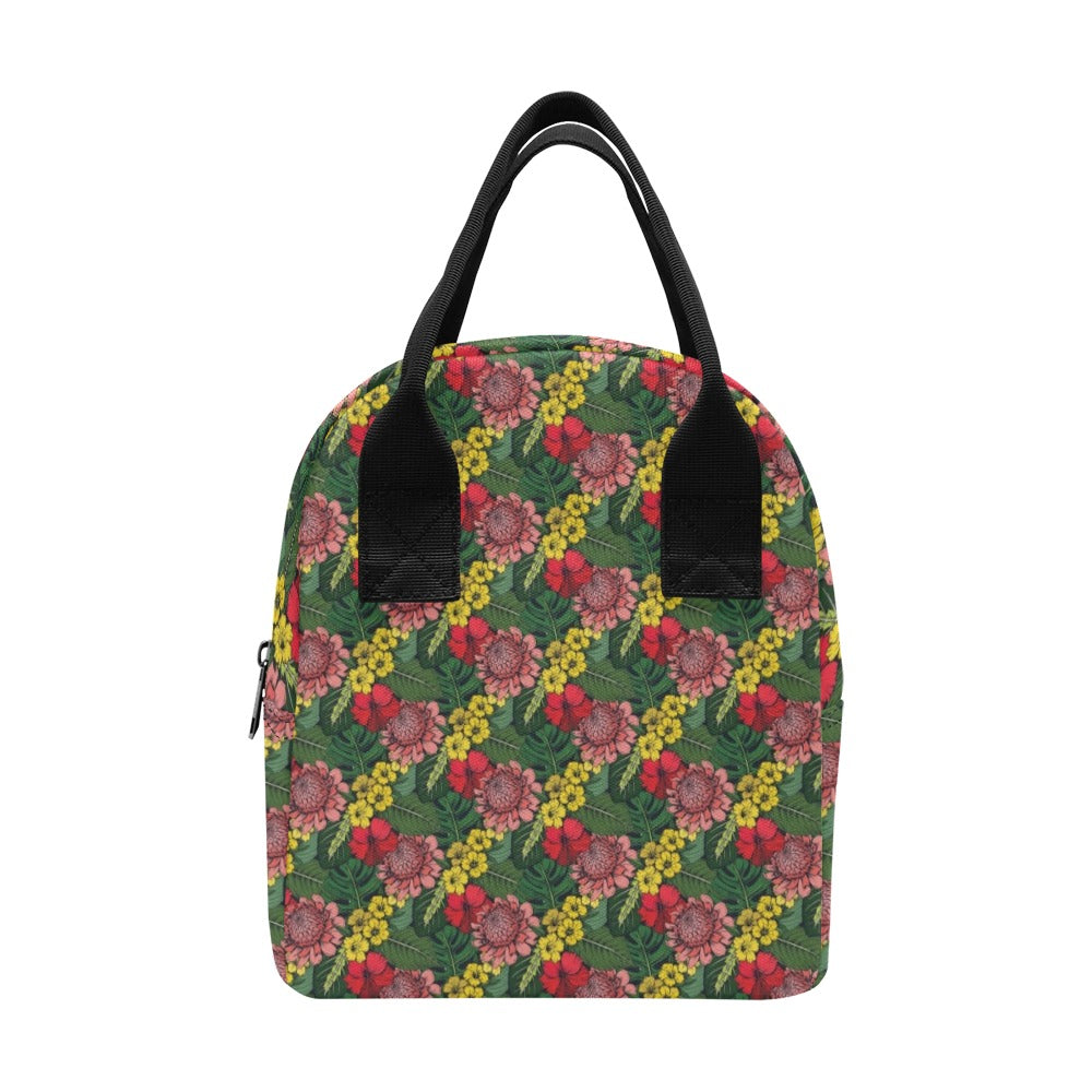 Summer Floral Print Design LKS305 Insulated Lunch Bag