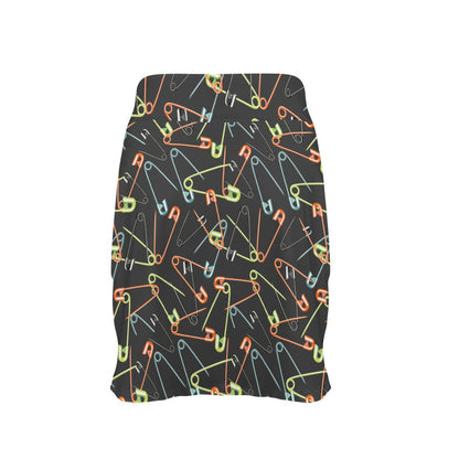 Safety Pin Print Design LKS301 17" Golf & Pickleball Skort with Pockets