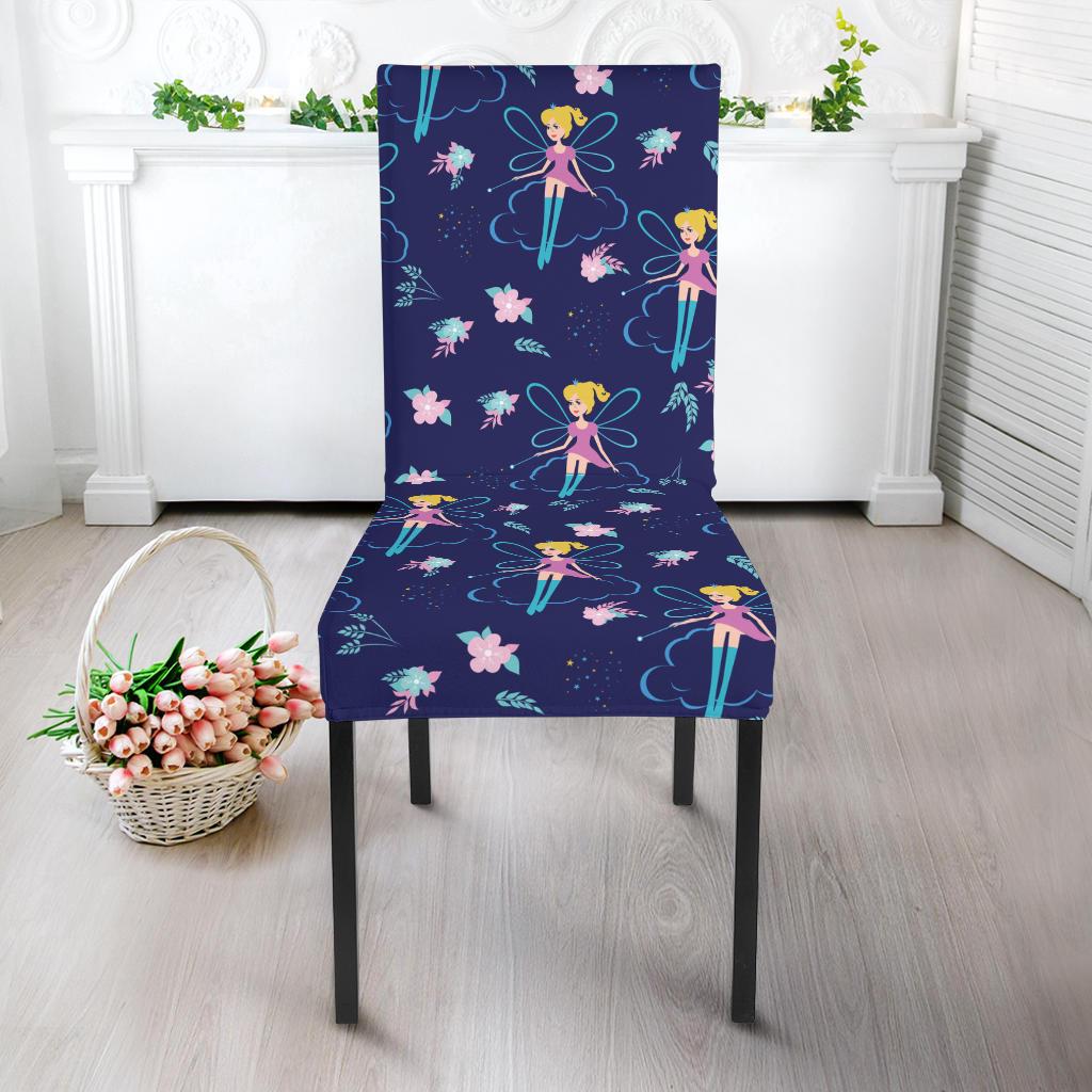 Fairy Cartoon Style Print Pattern Dinning Chair Slipper-JTAMIGO.COM