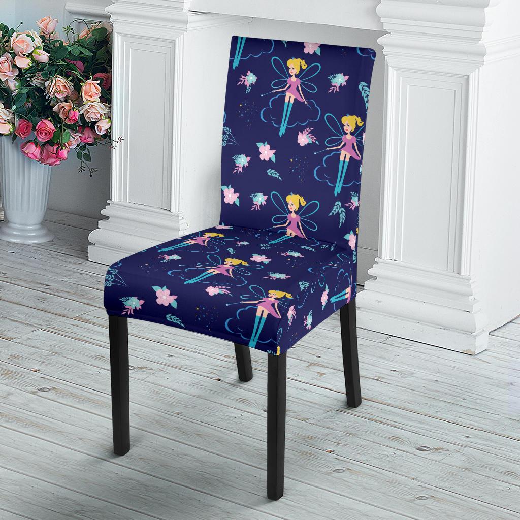 Fairy Cartoon Style Print Pattern Dinning Chair Slipper-JTAMIGO.COM
