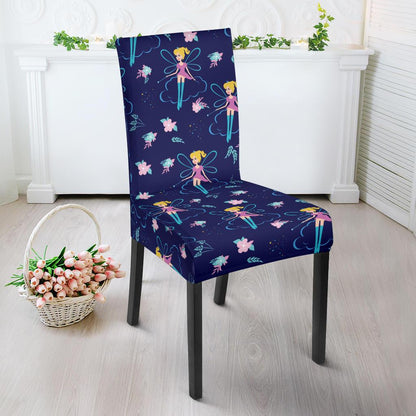 Fairy Cartoon Style Print Pattern Dinning Chair Slipper-JTAMIGO.COM