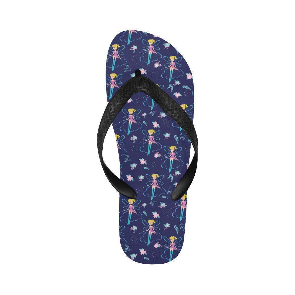 Fairy Cartoon Style Print Pattern Flip Flops-JTAMIGO.COM