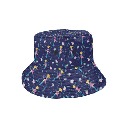 Fairy Cartoon Style Print Pattern Unisex Bucket Hat